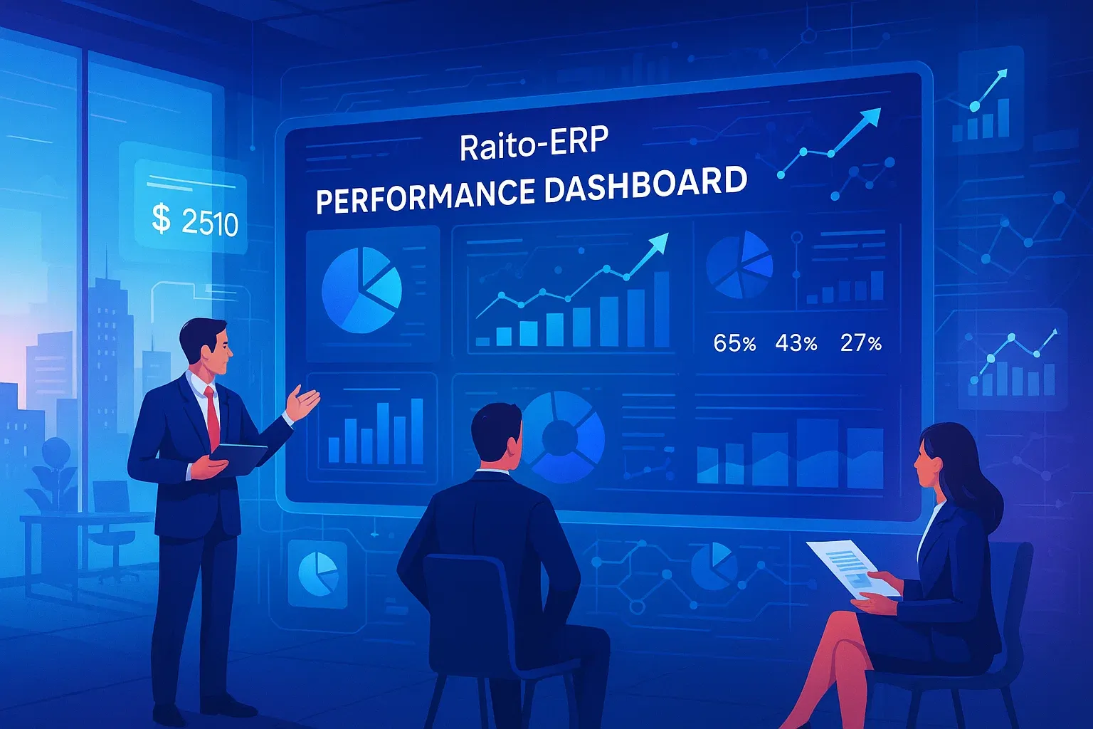 استكشف مؤشرات الأداء الرئيسية في Raito-ERP لتعزيز نمو شركتك بثقة