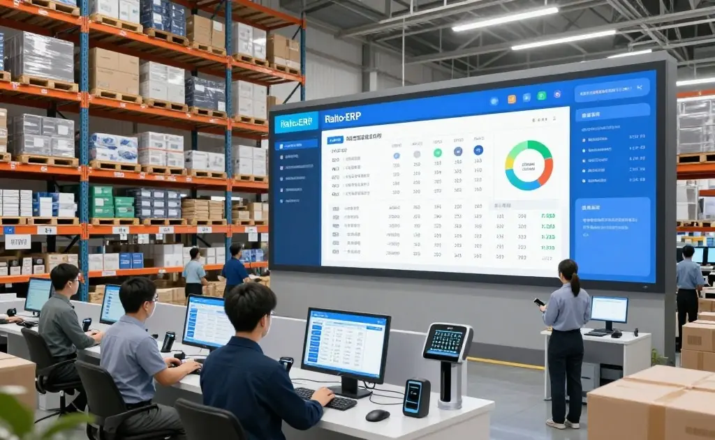 نظام تتبع المخزون والمخازن مع Raito-ERP: من التخزين التقليدي إلى الأتمتة الذكية