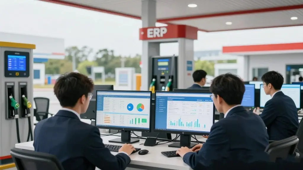 محطات وقود رقمية: دمج نظام ERP لمحطات الوقود مع الذكاء الاصطناعي